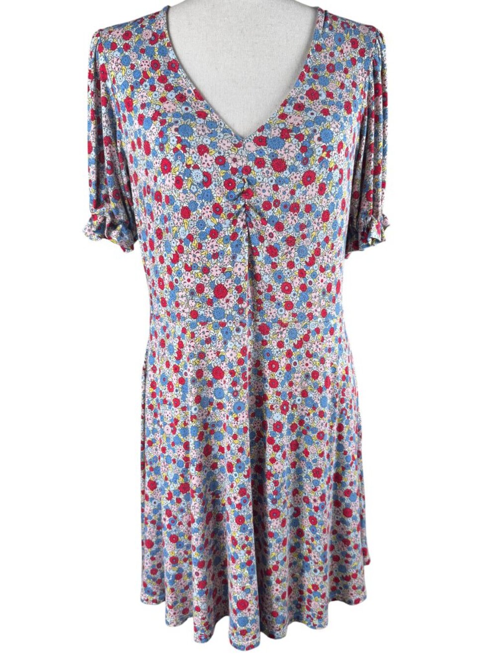 Boden Floral Stretch Jersey Dress Boden Floral Stetch Dress DO136 635523 Size 8P